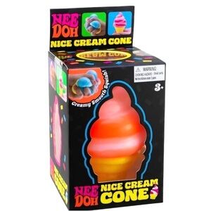 Viral Tik Tok NEW Nee Doh Ice Cream Cone ORANGE swirl 🍊 NEEDOH nice cream